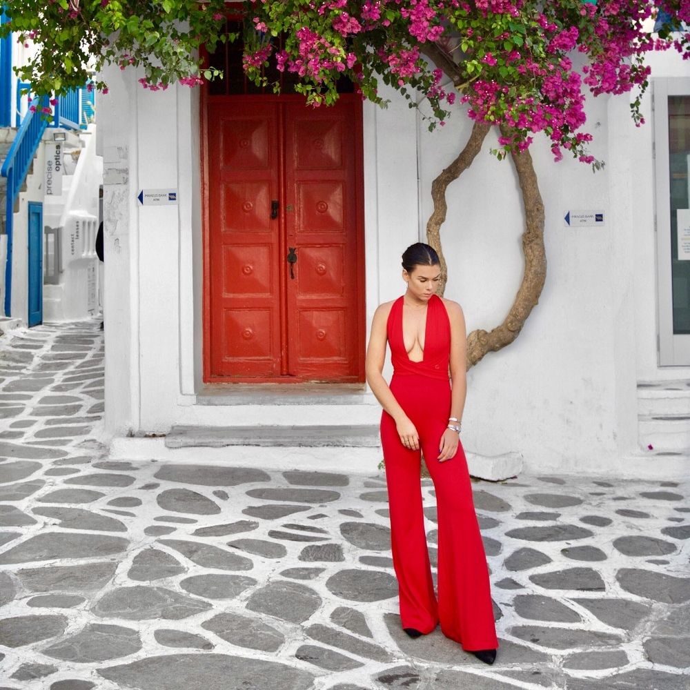 NWT Fashion Nova Red Jumpsuit